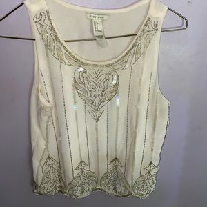 Forever 21 beaded top size small